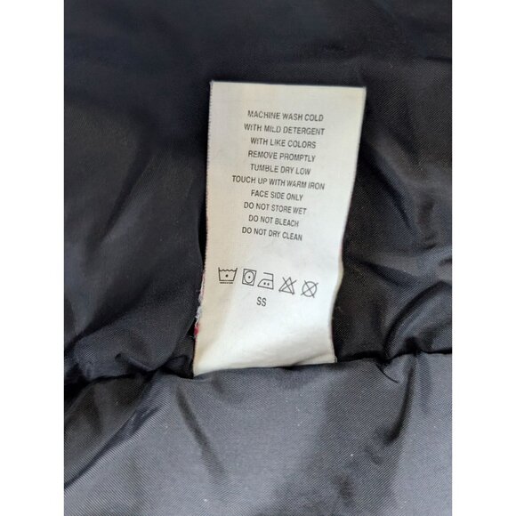 Columbia Womens Medium Blue Black Heavyweight Winter Jacket Lined Full Zip Coat - Picture 14 of 15